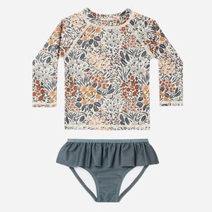 Rylee + Crew Baby Rashguard & Swim Set • Size 12-18 Months • Floral
